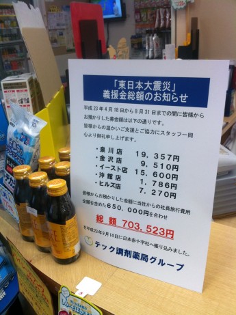東日本大震災義援金