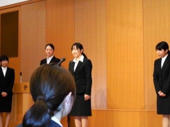 今年の入社式